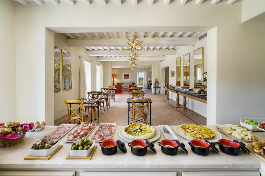 The breakfast room of Pietra del Cabreo