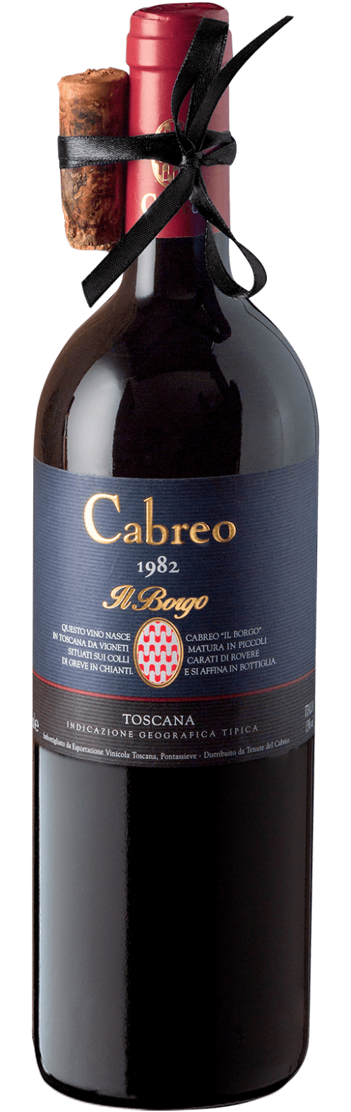 Historical vintages of wine Cabreo Il Borgo Toscana i.g.t.